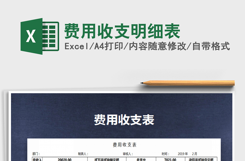 2025年费用收支明细表
