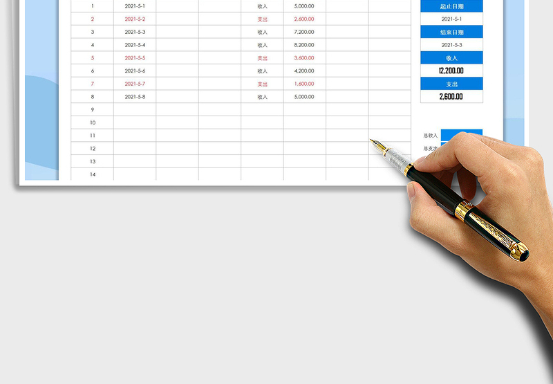 2025收支利润管理表免费下载