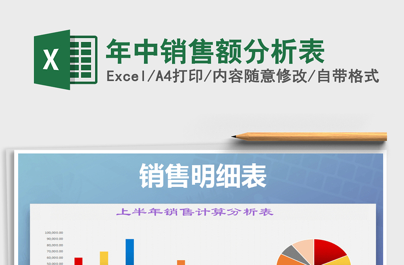 2025年年中销售额分析表