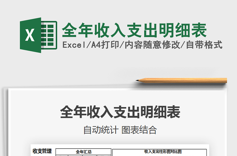 2025年全年收入支出明细表