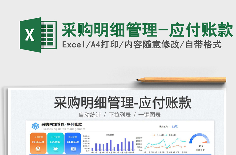 2025采购明细管理-应付账款免费下载