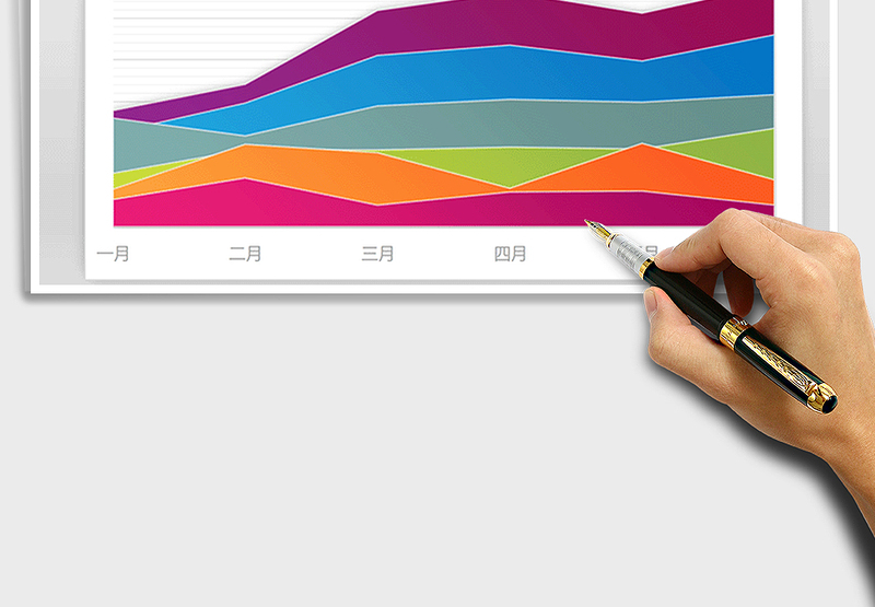 2025缤纷色彩系列图表之面积图免费下载