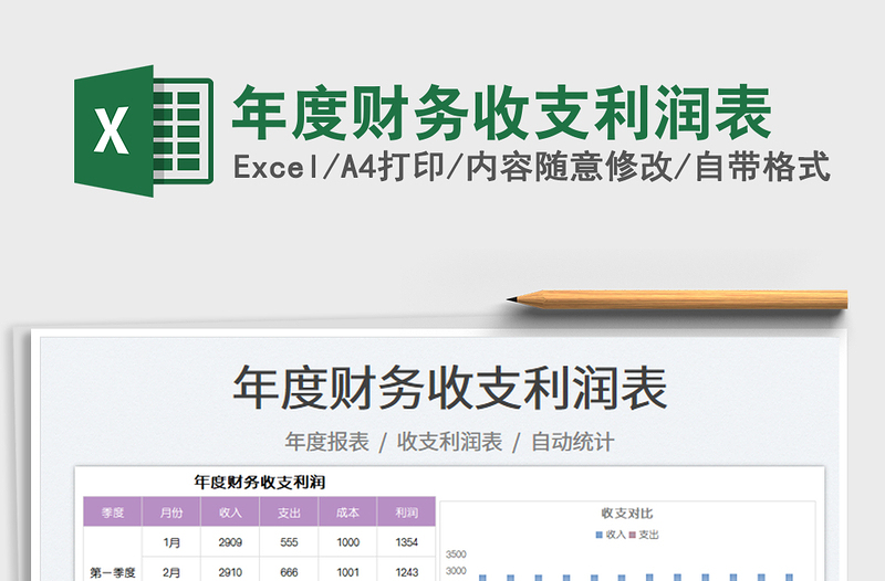 2025年度财务收支利润表免费下载