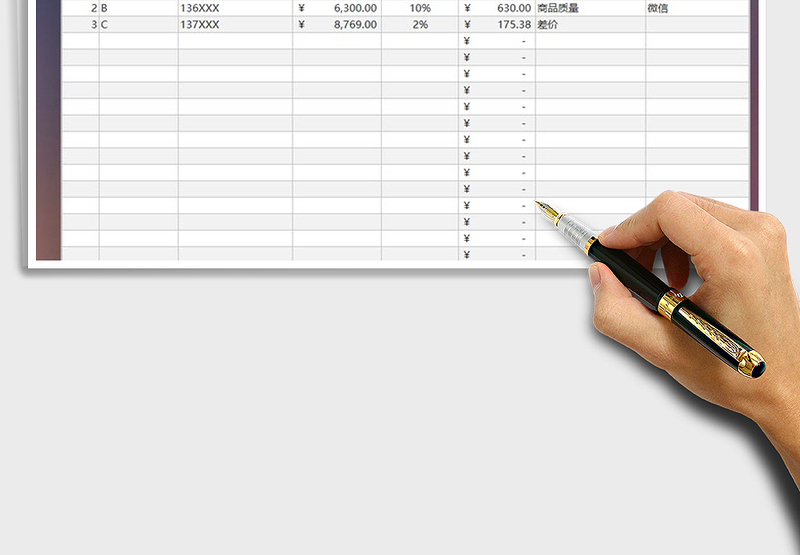 2025年顾客退款金额汇总表