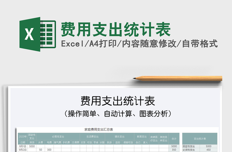 2025年费用支出统计表