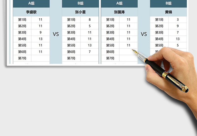 2025乒乓球比赛成绩表免费下载