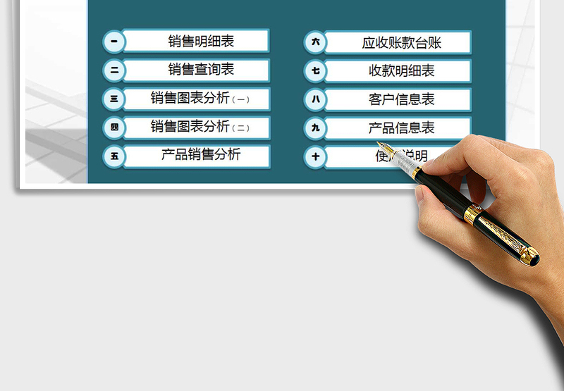 2025年应收账款管理系统(含账龄分析，销售图表)