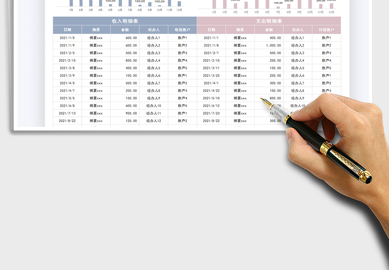 2025财务收支管理表免费下载