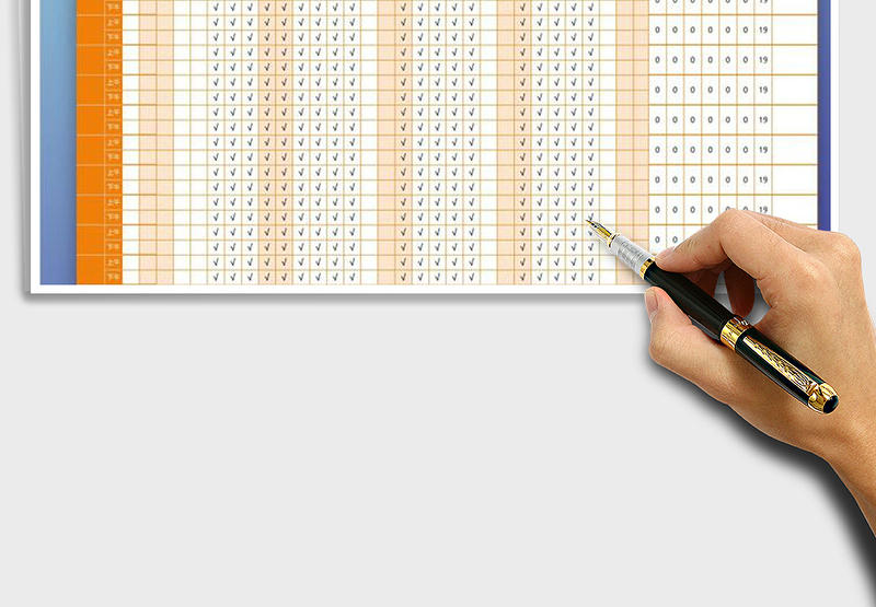 2025考勤表（自动统计）免费下载