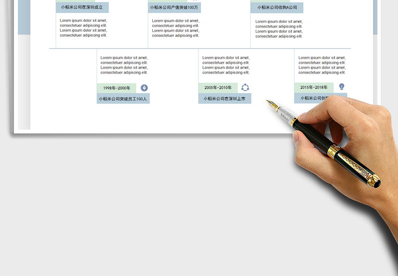 2025大事件时间轴-流程图免费下载