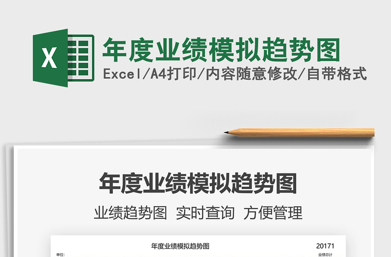 2025年度业绩模拟趋势图免费下载