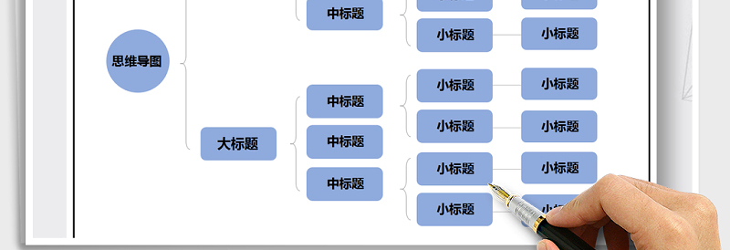 2025年思维导图-组织结构图免费下载