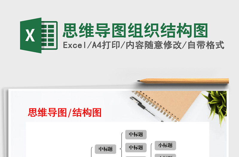 2025思维导图组织结构图免费下载