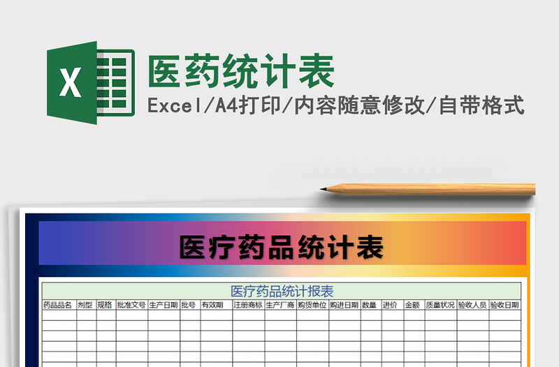 2025年医药统计表