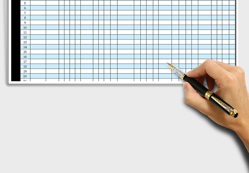 2025年班级考勤表模版