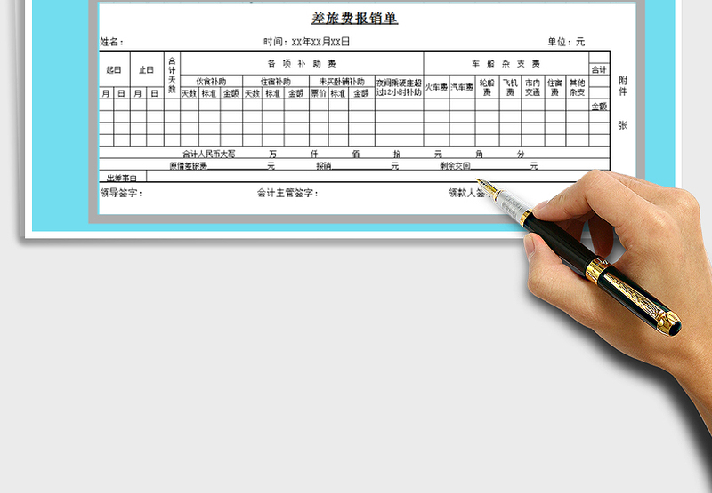 2025年差旅费报销单