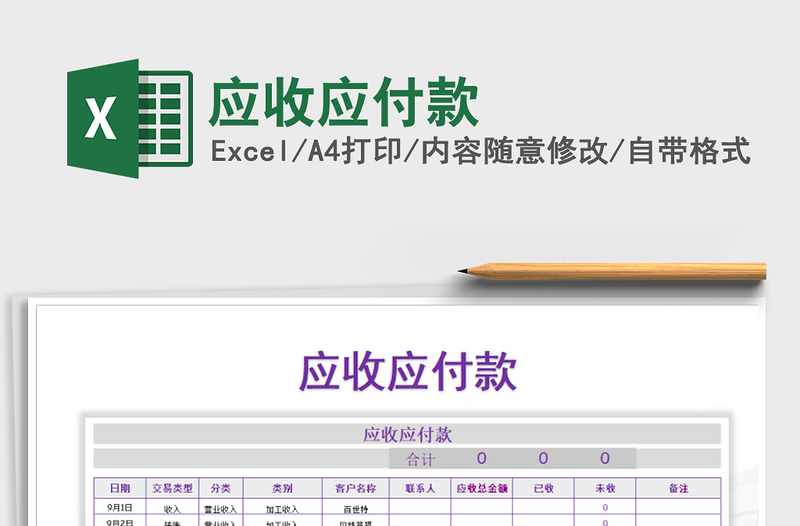 2025年应收应付款