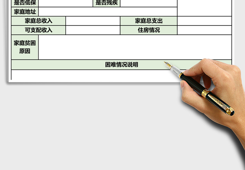 2025年困难职工入户调查表