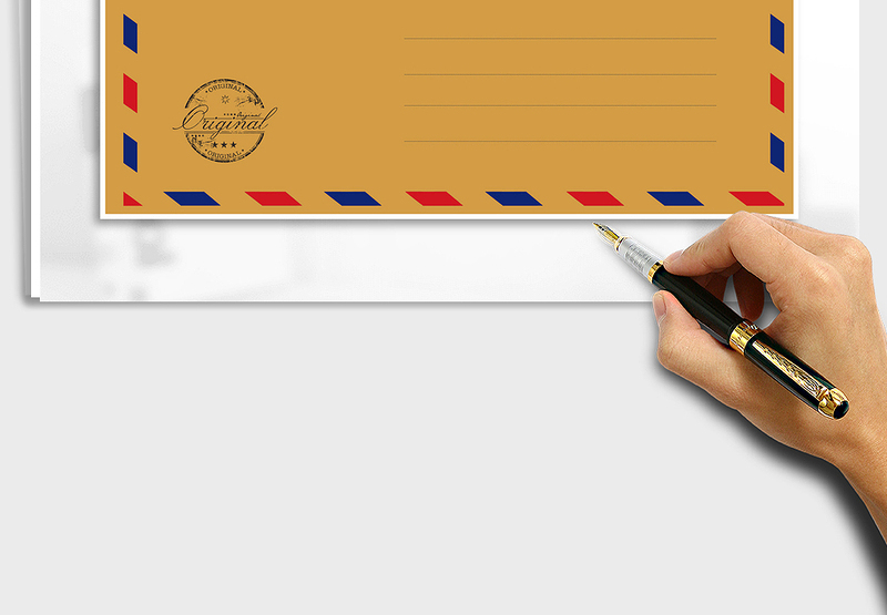 复古信封封面
