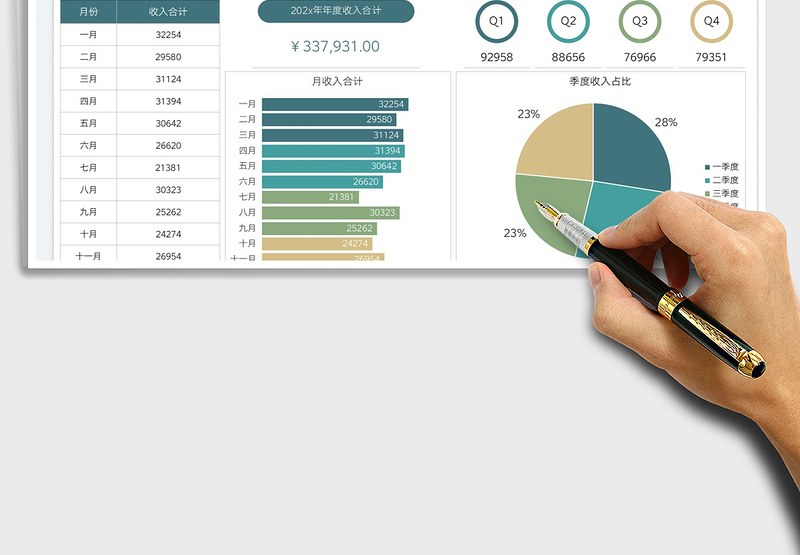 2025收入记账财务报表