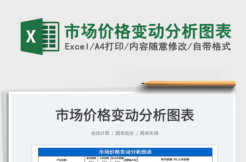 2025市场价格变动分析图表免费下载