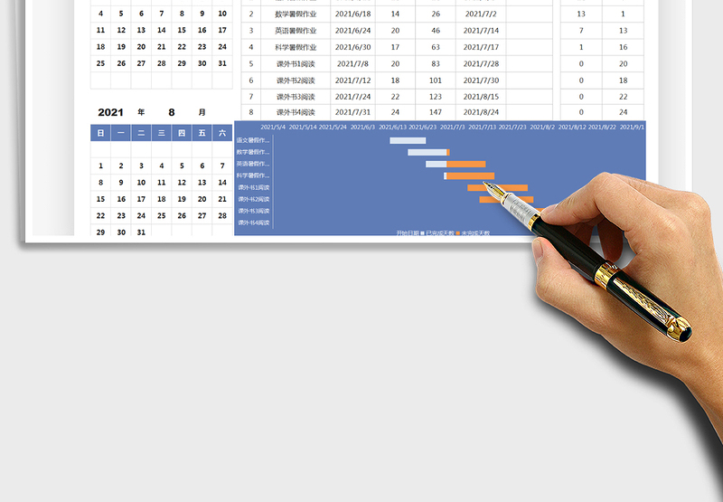 2025学习计划表-学习进度表免费下载