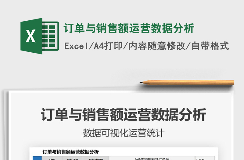 2025订单与销售额运营数据分析免费下载