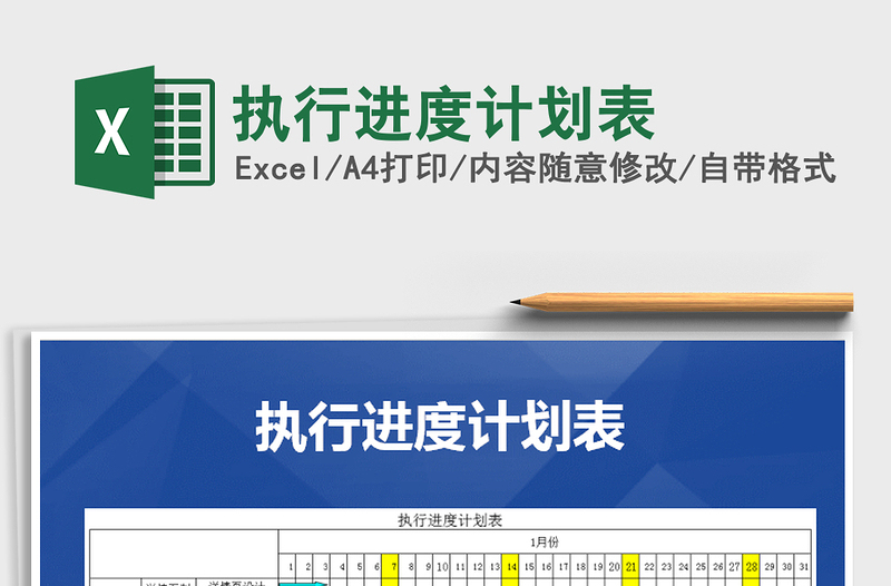 2025年执行进度计划表