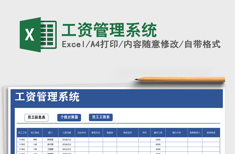 2025年工资管理系统