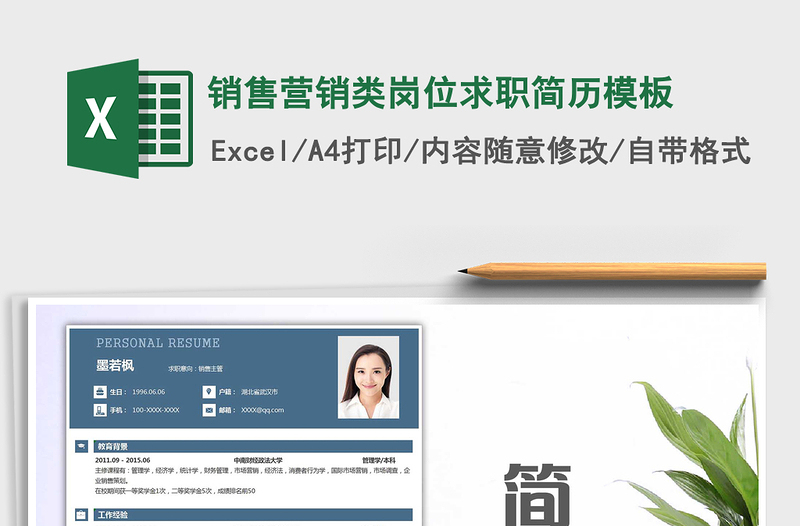 2025年销售营销类岗位求职简历模板