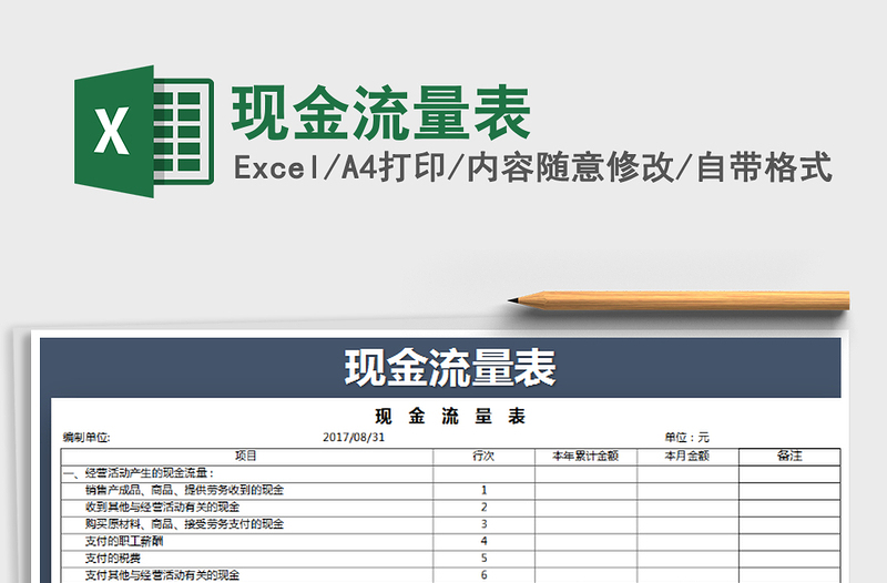 2025年现金流量表