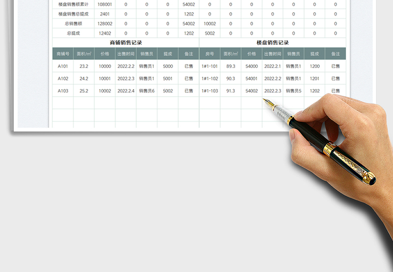 2025销售业绩表免费下载