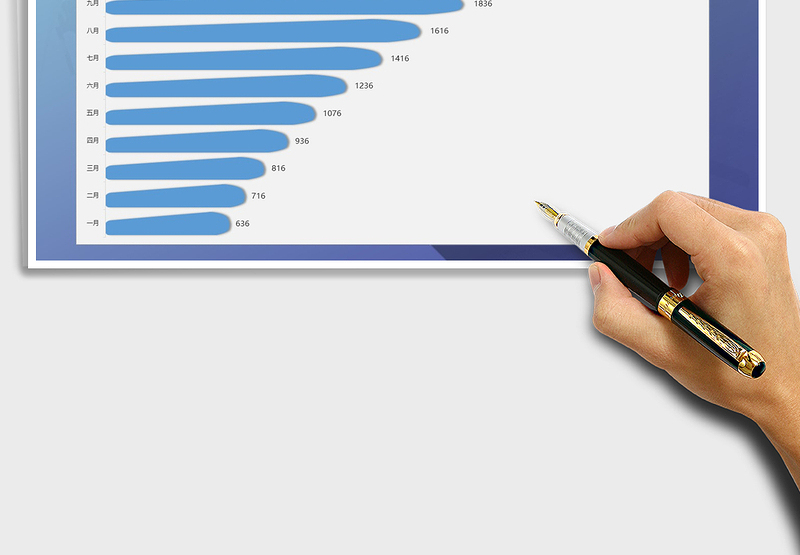 2025年简约圆角条形图免费下载