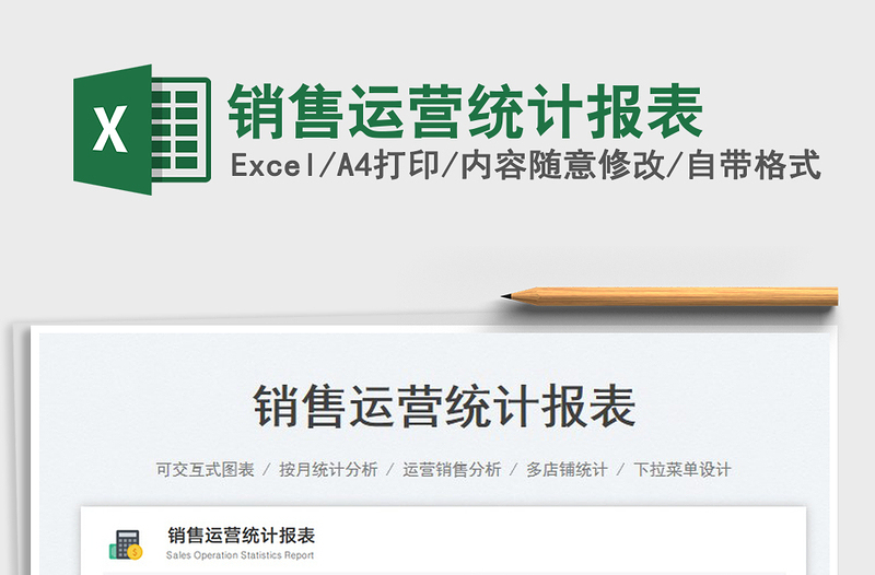 2025销售运营统计报表