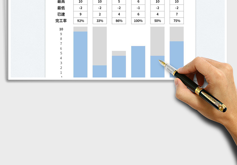 2025房地产楼栋施工进度图免费下载