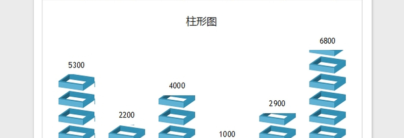 2025年可视化图表—精美多种色彩直方图免费下载