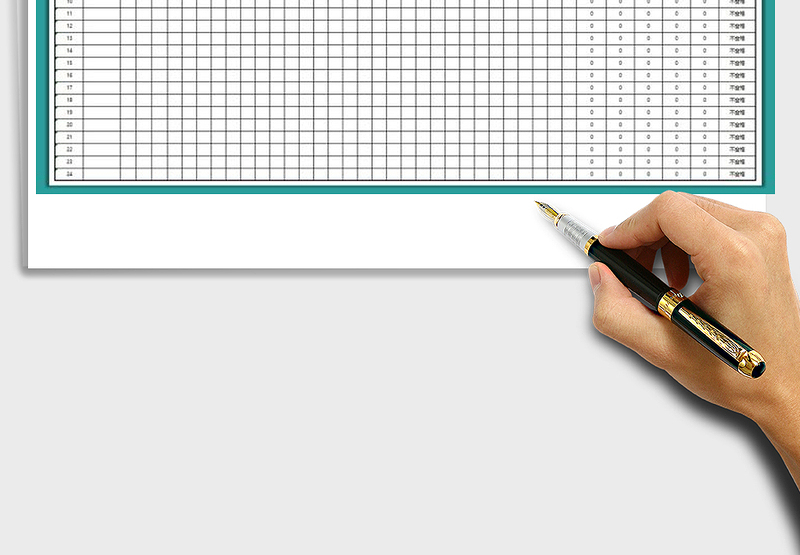 2025年考勤表（自动统计）
