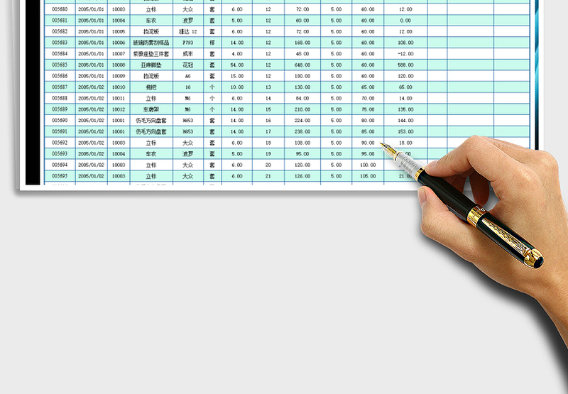 2025年销售收入利润登记表