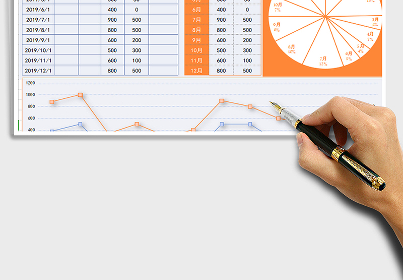2025年年度现金出纳日记账报表汇总