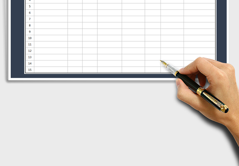 2025年请假登记表-年度统计免费下载