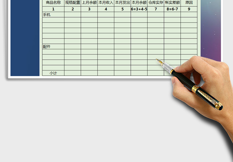 2025年商品进销存收发盘点表