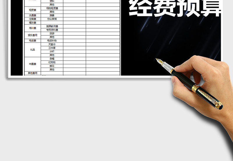 2025年会议、活动经费预算表