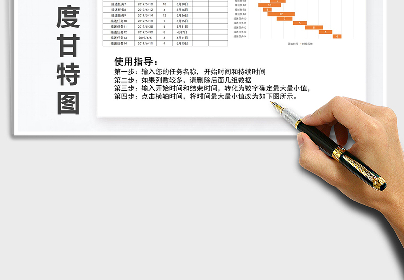2025年项目进展计划甘特图