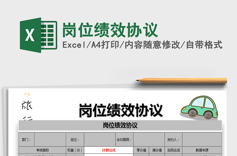 2025年岗位绩效协议