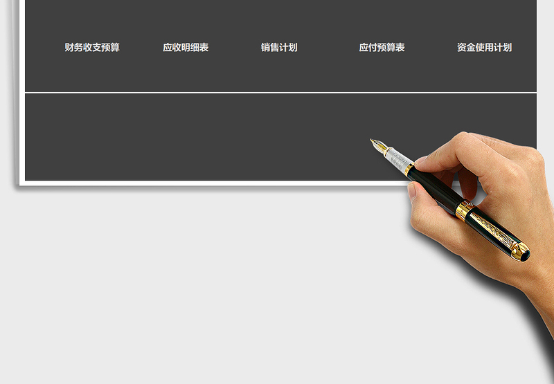 2024年财务年度资金预算系统--含应收应付