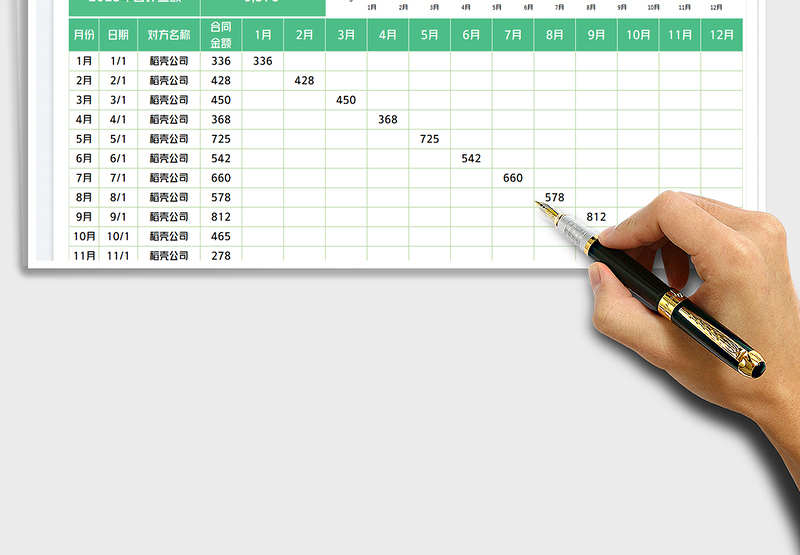 2025合同台账免费下载