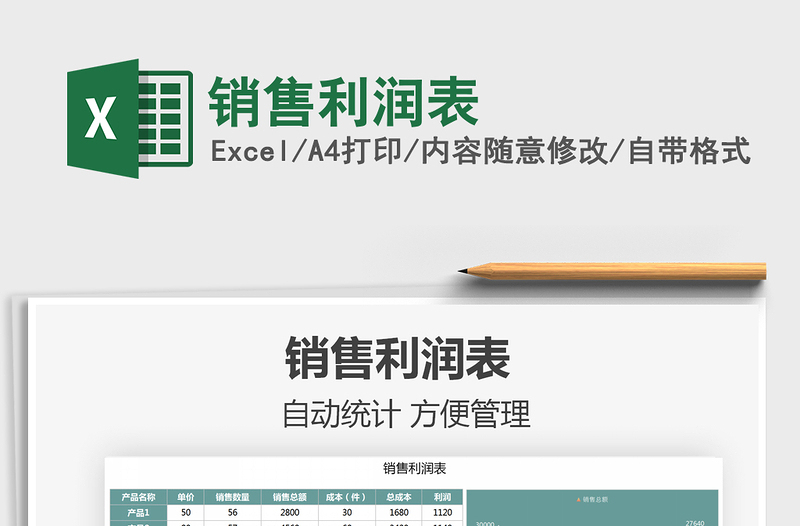 2025销售利润表免费下载