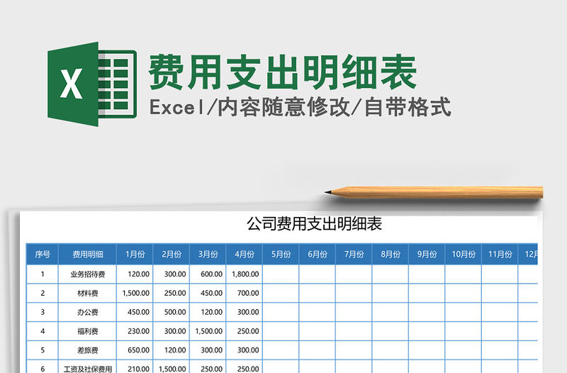 2025年费用支出明细表