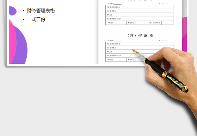 2025年借（领）款单模板