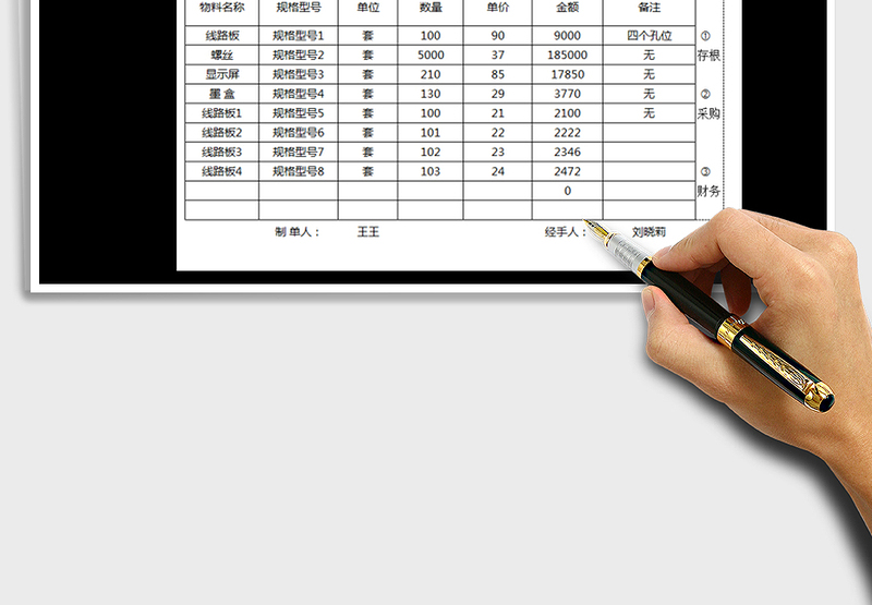 2025年仓储入库单